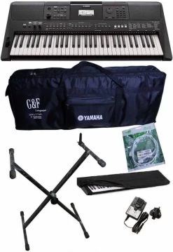 G&F YAMAHA Keyboard PSR E-473 (combo Pack) PSR E-473 (combo Pack) By G&F Digital Portable Keyboard   (61 Keys)