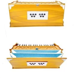 KHALSA MUSICAL 3 1/4 Octave Hand Pumped Harmonium (Two Fold Bellow, Bass Reed, Male Reed) 3 1/4 Octave Hand Pumped Harmonium (Two Fold Bellow, Bass Reed, Male Reed) 3.2 Octave Hand Pumped Harmonium   (Two Fold Bellow, Bass Reed, Male Reed)