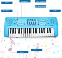 Just97 Keyboard Piano, 37 Keys Piano Keyboard For Kids P32 Key Piano Keyboard With Mic & Charger BLU32 Analog Portable Keyboard   (37 Keys) -Qin Shop 37 0 43 keyboard piano 37 keys piano keyboard for kids p22 original imagrv9ujnspytpm 15
