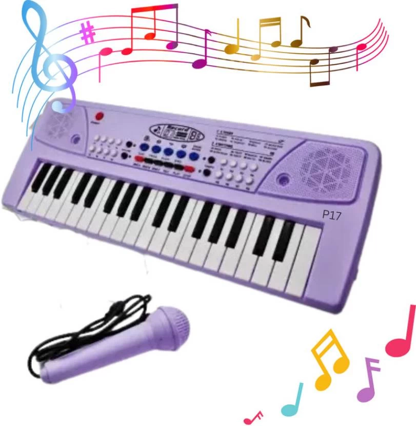 Just97 Keyboard Piano, 37 Keys Piano Keyboard For Kids P67 Key Piano Keyboard With Mic & Charger PURP17 Analog Portable Keyboard (37 Keys) 3 Just97 Keyboard Piano, 37 Keys Piano Keyboard For Kids P67 Key Piano Keyboard With Mic & Charger PURP17 Analog Portable Keyboard (37 Keys)