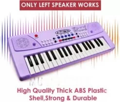 Just97 Keyboard Piano, 37 Keys Piano Keyboard For Kids P60 Key Piano Keyboard With Mic & Charger PURP10 Analog Portable Keyboard   (37 Keys) -Qin Shop 37 0 43 keyboard piano 37 keys piano keyboard for kids p99 original imagrv9vmguhmfhx 20