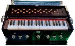MAGA MART 3.2 Octave Hand Pumped Harmonium (Two Fold Bellow, Bass Reed, Male Reed) 3.2 Octave Hand Pumped Harmonium   (Two Fold Bellow, Bass Reed)