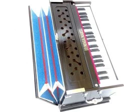 MAGA MART 7 Stopper Harmonium Double Bellow Harmonium 39 Keys And Best Quality Harmonium 3.2 Octave Hand Pumped Harmonium   (Two Fold Bellow, Bass Reed, Male Reed)