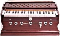 MAGA MART Bass Reed & Male Reed & 39 Keys, 7 Stopper 3.2 Octave Hand Pumped Harmonium 3.2 Octave Hand Pumped Harmonium   (Two Fold Bellow, Bass Reed)