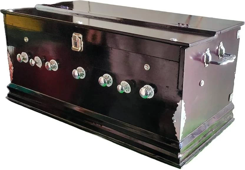 SG MUSICAL Harmonium Musical Instrument | 7 Stopper | 39 Keys DDFRHRN02 3.25 Octave Hand Pumped Harmonium (Three Fold Bellow, Bass Reed, Male Reed) 3 SG MUSICAL Harmonium Musical Instrument | 7 Stopper | 39 Keys DDFRHRN02 3.25 Octave Hand Pumped Harmonium (Three Fold Bellow, Bass Reed, Male Reed)