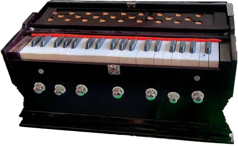 SG MUSICAL Harmonium Musical Instrument | 7 Stopper | 39 Keys DDFRHRN02 3.25 Octave Hand Pumped Harmonium (Three Fold Bellow, Bass Reed, Male Reed) 4 SG MUSICAL Harmonium Musical Instrument | 7 Stopper | 39 Keys DDFRHRN02 3.25 Octave Hand Pumped Harmonium (Three Fold Bellow, Bass Reed, Male Reed) - Image 2