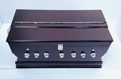 MAGA MART Double Bellow, 39 Keys,7 Stopper, 2 Reeds (Bass- Male), With Free Carry Bag 3.2 Octave Hand Pumped Harmonium   (Two Fold Bellow, Bass Reed)