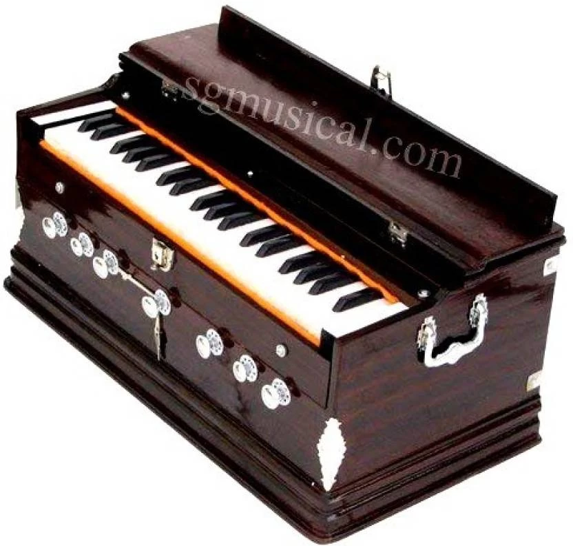 SG MUSICAL Flute 7 Stopper Harmonium, 39 Keys,For Student FSMNH95 3.25 Octave Hand Pumped Harmonium   (Three Fold Bellow, Bass Reed, Male Reed)