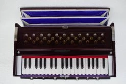 MAGA MART 39 Keys,7 Stopper, 2 Reeds (Bass- Male) With Carry Bag 39 Keys,7 Stopper, 2 Reeds (Bass- Male) With Carry Bag 3.2 Octave Hand Pumped Harmonium   (Two Fold Bellow, Male Reed)