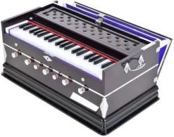 HS Internet 7 Stopper Double Fold Bellow 39 Keys 7 Stopper 3.4 Octave Hand Pumped Harmonium   (Two Fold Bellow, Bass Reed, Male Reed)