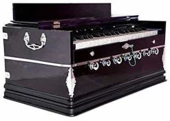HS Internet 39 Keys Double Bellow Harmonium 3.25 Octave Hand Pumped Harmonium   (Two Fold Bellow, Bass Reed, Male Reed)