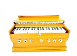 MEGHA Bass Reed & Male Reed Double Fold Bellow & 39 Keys,7 Stopper Octave Hand Pumped MEGHA03 3.25 Octave Hand Pumped Harmonium   (Three Fold Bellow, Bass Reed, Male Reed)