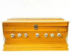 MEGHA MEGHA10 3.25 Octave Hand Pumped Harmonium   (Three Fold Bellow, Bass Reed, Male Reed)