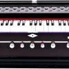 MEGHA Bass Reed & Male Reed Double Fold Bellow & 39 Keys,7 Stopper Octave Hand Pumped MEGHA18 3.25 Octave Hand Pumped Harmonium   (Three Fold Bellow, Bass Reed, Male Reed)
