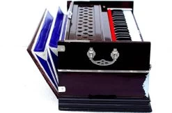 MEGHA Bass Reed & Male Reed Double Fold Bellow & 39 Keys,7 Stopper Octave Hand Pumped MEGHA21 3.25 Octave Hand Pumped Harmonium   (Three Fold Bellow, Bass Reed, Male Reed)