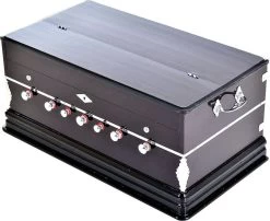 MEGHA Bass Reed & Male Reed Double Fold Bellow & 39 Keys,7 Stopper Octave Hand Pumped MEGHA28 3.25 Octave Hand Pumped Harmonium   (Three Fold Bellow, Bass Reed, Male Reed)