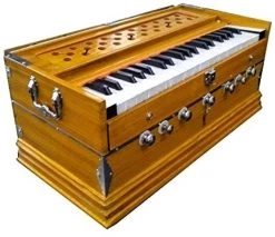 MEGHA Bass Reed & Male Reed Double Fold Bellow & 39 Keys,7 Stopper Octave Hand Pumped MEGHA38 3.25 Octave Hand Pumped Harmonium   (Three Fold Bellow, Bass Reed, Male Reed)