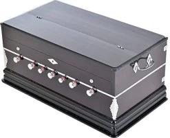 MAGA MART Musical 7 Stopper Double Bellow 39 Keys Harmonium With Bag Musical 7 Stopper Double Bellow 39 Keys Harmonium With Bag 3.2 Octave Hand Pumped Harmonium   (Two Fold Bellow, Bass Reed)