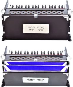 MUSICIAN TTGDHRJ58 3.25 Octave Hand Pumped Harmonium   (Three Fold Bellow, Bass Reed, Male Reed)