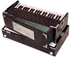 KHALSA MUSICAL 2 Line Reed (Bass + Male) 42 Keys Folding Portable Harmonium With Bag 3.5 Octave Hand Pumped Harmonium   (Seven Fold Bellow, Bass Reed, Male Reed)