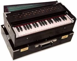 MAGA MART Folding Harmonium Deluxe Quality With Carry Bag Folding Harmonium Deluxe Quality With Carry Bag 31/2 Octave Hand Pumped Harmonium   (Seven Fold Bellow, Bass Reed, Male Reed)