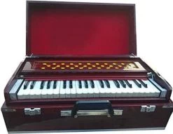 MAGA MART Folding Harmonium Mirindi Quality 42 Keys With Carry Bag Folding Harmonium Mirindi Quality 42 Keys With Carry Bag 3.5 Octave Hand Pumped Harmonium   (Seven Fold Bellow, Bass Reed, Male Reed)