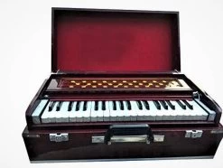 MAGA MART Folding Harmonium With Cover With Coupler, 2 Reeds. Free Padded Carry Bag Folding Harmonium With Cover With Coupler, 2 Reeds. Free Padded Carry Bag 31/2 Octave Hand Pumped Harmonium   (Seven Fold Bellow, Bass Reed)