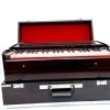 MAGA MART With Free Carry Padded Bag Harmonium Folding Portable With Coupler 3.5 Octave Hand Pumped Harmonium   (Seven Fold Bellow, Bass Reed, Male Reed)