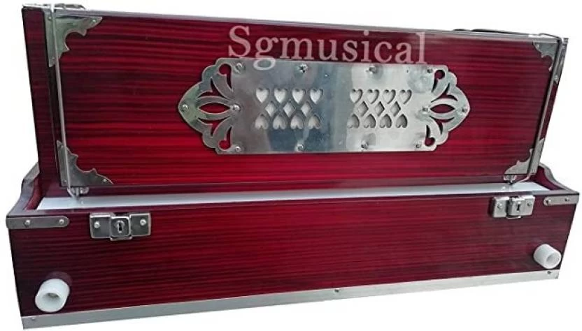 SG MUSICAL 2 Line Keyboard 42 Keys Portable Harmonium Coupler Folding Harmonium Cover MGNHFOL03 3.5 Octave Hand Pumped Harmonium (Seven Fold Bellow, Bass Reed, Male Reed) 3 SG MUSICAL 2 Line Keyboard 42 Keys Portable Harmonium Coupler Folding Harmonium Cover MGNHFOL03 3.5 Octave Hand Pumped Harmonium (Seven Fold Bellow, Bass Reed, Male Reed)