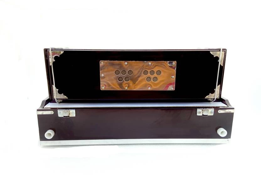 MAGA MART Class Sound Quality 42 Key 2 Reed 440 Tuned Total Wood Folding Harmonium Sound Quality 42 Key 2 Reed 440 Tuned Total Wood Folding Harmonium With Bag 3 1/2 Octave Hand Pumped Harmonium (Seven Fold Bellow, Bass Reed, Male Reed) 6 MAGA MART Class Sound Quality 42 Key 2 Reed 440 Tuned Total Wood Folding Harmonium Sound Quality 42 Key 2 Reed 440 Tuned Total Wood Folding Harmonium With Bag 3 1/2 Octave Hand Pumped Harmonium (Seven Fold Bellow, Bass Reed, Male Reed) - Image 4