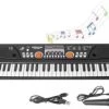 Just97 49 Key Piano Keyboard Toy For Kids P11 Dc Power Option+Recording Microphone Multi Colour Keys With USB Charging P11 Analog Portable Keyboard   (49 Keys)