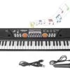 Just97 49 Key Piano Keyboard Toy For Kids P8 Dc Power Option+Recording Microphone Multi Colour Keys With USB Charging P8 Analog Portable Keyboard   (49 Keys)