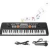 Tenmar 49 Key Piano Keyboard Toy For Kids P12 Dc Power Option+Recording Microphone KEYBOARD 49 Analog Portable Keyboard   (49 Keys) -Qin Shop 49 0 9 49 key piano keyboard toy for kids p12 dc power option original imagqvfbkhzsr5wd