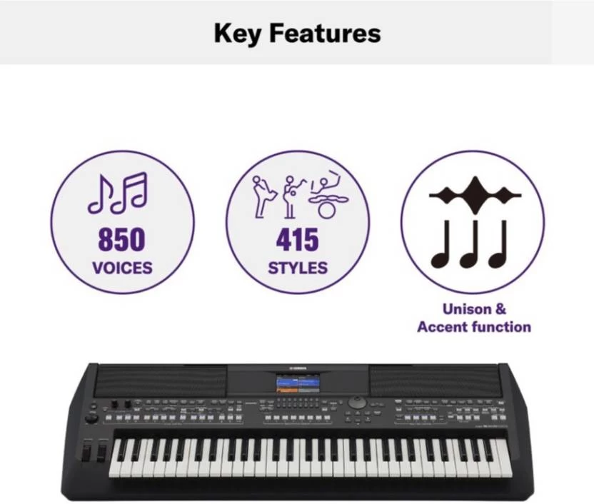 YAMAHA Sx600 Sx600 Digital Arranger Keyboard (61 Keys) 6 YAMAHA Sx600 Sx600 Digital Arranger Keyboard (61 Keys) - Image 4
