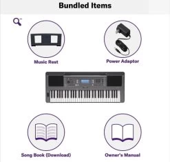 YAMAHA PSR-I300 + CARRY CASE + DOUBLE PIPE STAND PSR-I300 Digital Portable Keyboard   (61 Keys) -Qin Shop 61 4 6 psr i300 carry case double pipe stand yamaha original imagpxfwaargx3hz