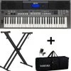 YAMAHA PSR - I400 + CARRY CASE + DOUBLE PIPE STAND + 5 LED LIGHTS ASSORTED PSR - I400 Digital Portable Keyboard   (61 Keys) -Qin Shop 61 7 psr i400 carry case double pipe stand 5 led lights assorted original imagqz8su73zdy2w