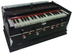 HS Internet Hand Pumped Harmonium 7 Stopper 39 Key Student 3.4 Octave Hand Pumped Harmonium   (Two Fold Bellow, Bass Reed)