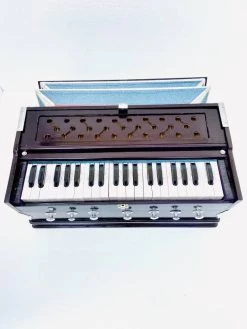 KHALSA MUSICAL 7 Stopper, 39 Keys Harmonium For Beginner/Student 7 Stopper 3.2 Octave Hand Pumped Harmonium   (Two Fold Bellow, Bass Reed, Male Reed)