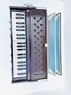 MAGA MART 7 Stopper Harmonium Double Folding Bellow 3.2 Octave Hand Pumped Harmonium   (Two Fold Bellow, Bass Reed, Male Reed)