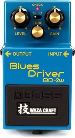BOSS BD-2W Blues Driver Waza Craft Special Edition Damper & Sustain Pedal