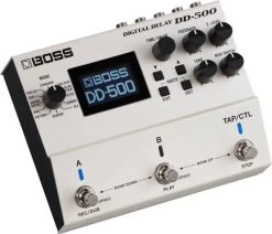 BOSS DD-500 Digital Delay Damper & Sustain Pedal -Qin Shop dd 500 digital delay boss original imafagyhgzgwfyfj