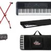 YAMAHA 273 PSR-E273 61-Key Portable Keyboard With Power Adapter, Padded Bag, Dust Cover And Red Stand Digital Portable Keyboard   (61 Keys) -Qin Shop e273 yamaha original imag3mhd4z9afmgw