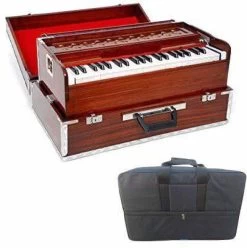 MAGA MART Bass+male Two Reeds, Easy To Pump, Tuning 440 Standard Pitch With Bag Bass+male Two Reeds, Easy To Pump, Tuning 440 Standard Pitch With Bag 3.5 Octave Hand Pumped Harmonium   (Seven Fold Bellow, Bass Reed)
