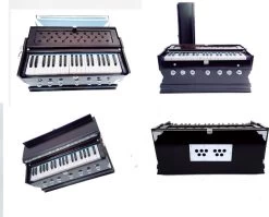 MAGA MART Hand Pumped Harmonium (Two Fold Bellow, Bass Reed) 3.2 Octave Hand Pumped Harmonium   (Two Fold Bellow, Bass Reed, Male Reed)