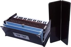HS Internet Harmonium For Kirtan Function Enjoy 7 Stopper Quality 3.25 Octave Hand Pumped Harmonium   (Two Fold Bellow, Bass Reed, Male Reed)