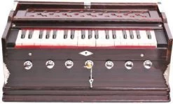 MAGA MART Harmoniul- 3 1/4 Octave, Double Bellow, 39 Keys,7 Stopper, 2 Reeds Bass- Male 3.25 Octave Hand Pumped Harmonium   (Two Fold Bellow, Bass Reed, Male Reed)