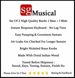 SG MUSICAL Trading Dukan 7 Stooper Harmonium 1/4 O Octave Hand Pumped Harmonium   (Two Fold Bellow, Bass Reed, Female Reed) -Qin Shop harmonium 3 1 4 octave double bellow 39 keys 7 stopper 2 reeds original imagygkypkcgyyxh 2