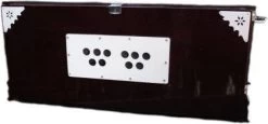 MAGA MART Harmonium 7 STOPPER 39 KEYS DOUBLE BALLOW HARMONIUM Harmonium 7 STOPPER 39 KEYS DOUBLE BALLOW HARMONIUM 3.2 Octave Hand Pumped Harmonium   (Two Fold Bellow, Bass Reed)