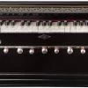 Naad Harmonium 9 Stopper, Chudidaar Bellow 42 Key Two Reed Bass Male With Waterproof Cover Bag 3.5 Octave Hand Pumped Harmonium   (Seven Fold Bellow, Bass Reed)