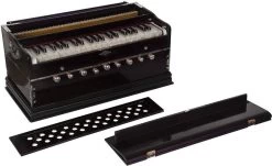Naad Harmonium 9 Stopper, Chudidaar Bellow 42 Key Two Reed Bass Male With Waterproof Cover Bag 3.5 Octave Hand Pumped Harmonium   (Seven Fold Bellow, Bass Reed) -Qin Shop harmonium 9 stopper chudidaar bellow 42 key two reed bass male original imafts3rsz5gzw9b
